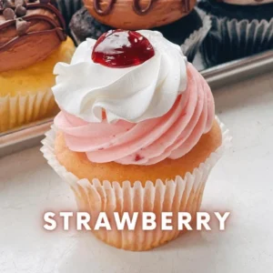 Strawberry Drop Cupcake